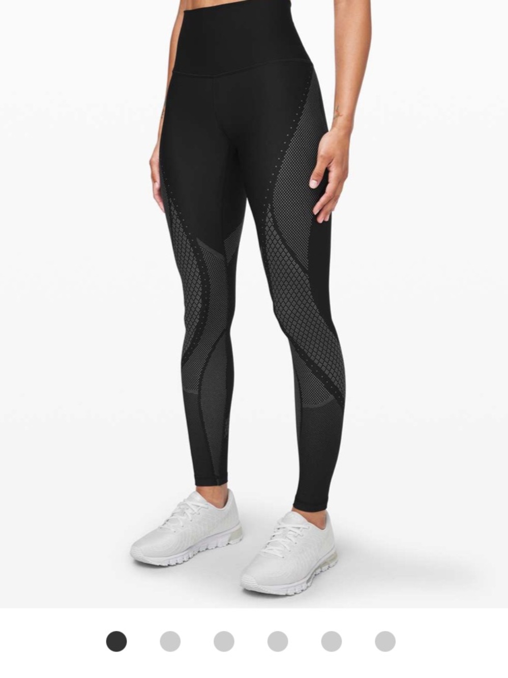 Lululemon Mapped Out High-Rise Tight 28" - Black & Glacier Grey